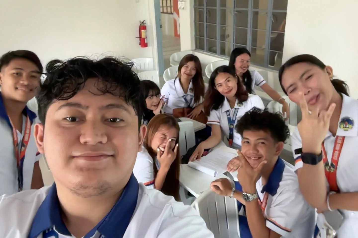 my first classmates on my 1st year college picture, incomplete, but the best photo i had