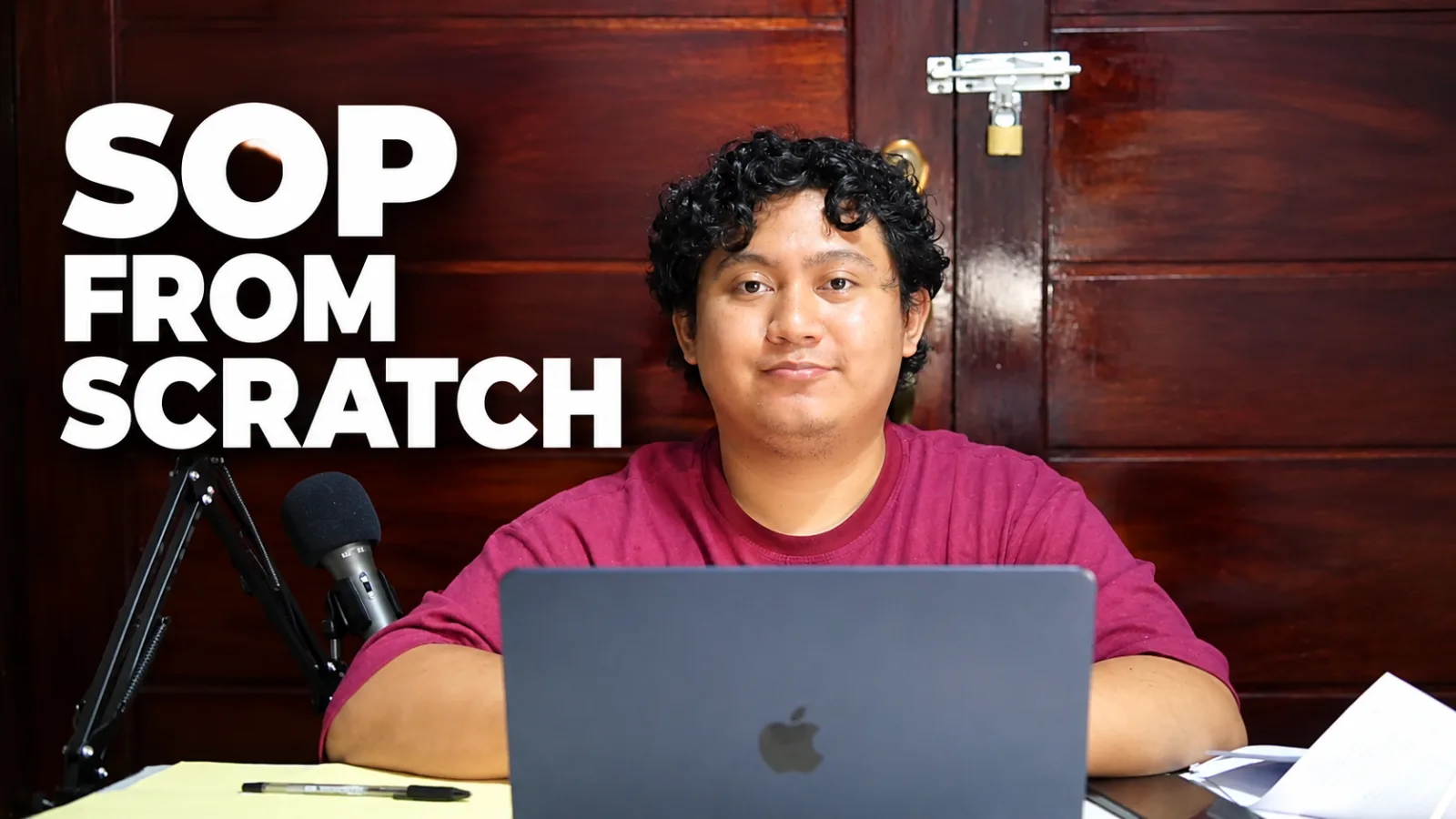 SOP from scratch thumbnail